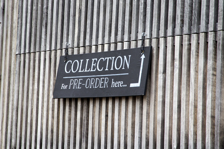 LONDON, UK - MAY 20, 2017. Chalkboard sign at the Shakespeares Globe Theatre, London, England, UK, May 20, 2017.のeditorial素材