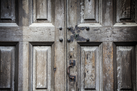 Wooden door textureの写真素材