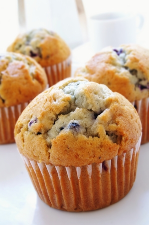 Fresh Blueberry muffinsの写真素材