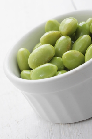fresh soya beansの写真素材