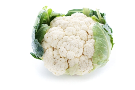 fresh whole cauliflowerの写真素材
