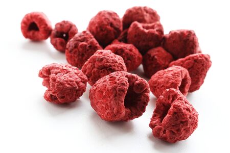 fresh raspberriesの写真素材