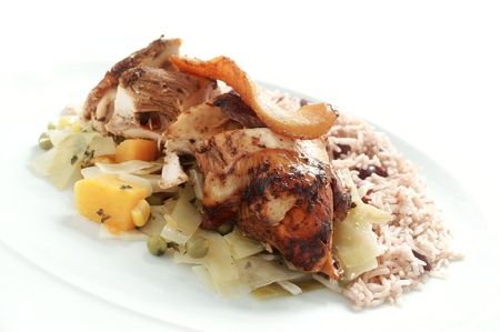 Afro Caribbean foodの写真素材