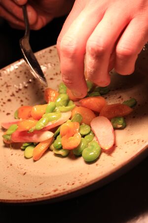 chef preparing food