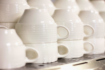 kitchen plates and crockeryの写真素材