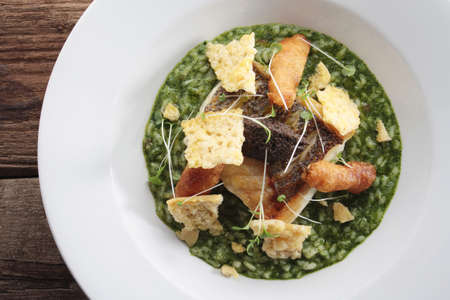 fresh risotto mealの写真素材