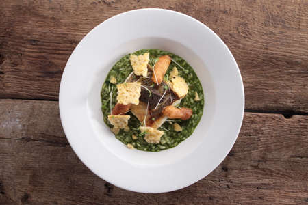 fresh risotto mealの写真素材