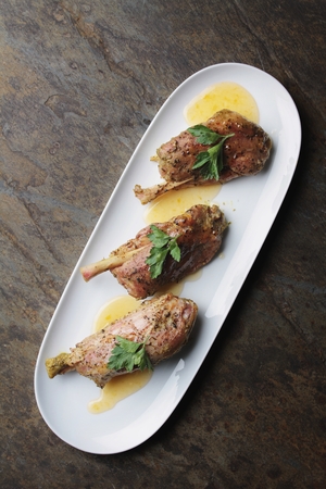 mini ham hock platterの写真素材