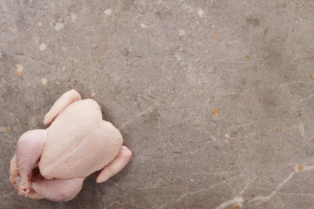 prepared raw chickenの写真素材