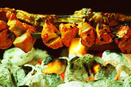 shish kofta kofte tikka kebabsの写真素材