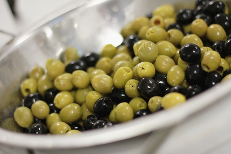 fresh olivesの写真素材