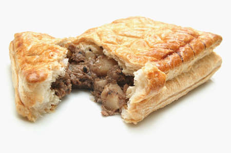 meat pie pastyの写真素材