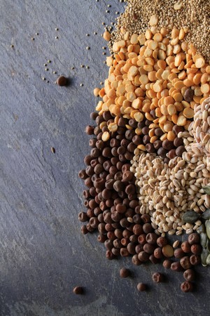 grain and pulsesの写真素材