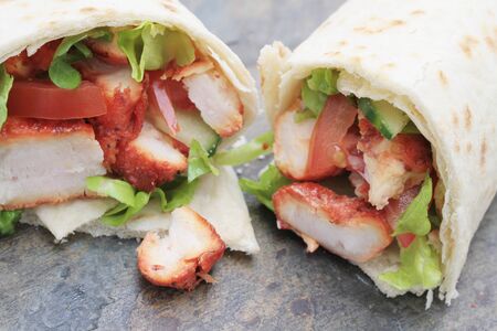 healthy sandwichの写真素材