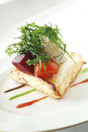 savory tartlet starter appetizerの写真素材