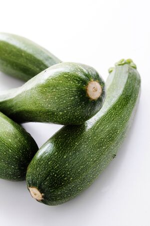 fresh whole courgettesの写真素材