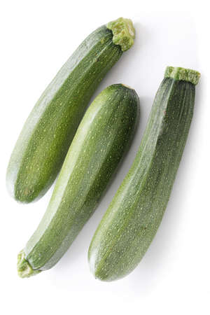 fresh whole courgettesの写真素材