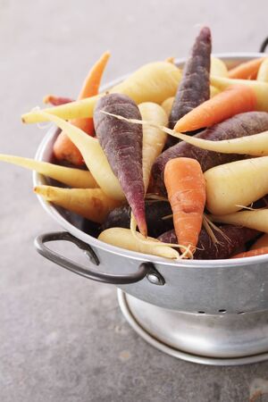 heritage chantenay carrotsの写真素材