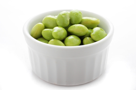 fresh soya beansの写真素材
