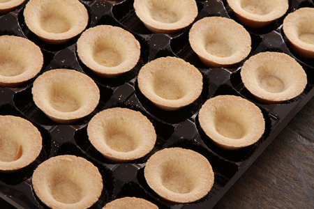 empty pastry cases