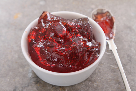 cranberry jellyの写真素材