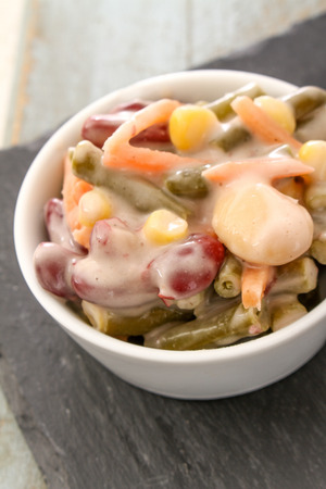 mixed bean saladの写真素材