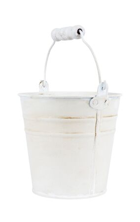 Metal Bucket Cutoutの写真素材