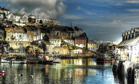 Mevagissey Harbourの写真素材