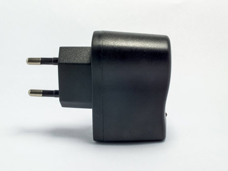 black power adapter for chargerの写真素材