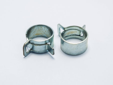 fuel hose clamp spare partsの写真素材