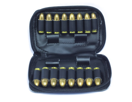 a bag of bullets of 9mmの写真素材
