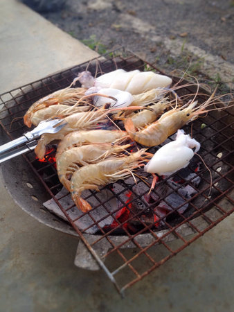 Grilled seafoodの素材