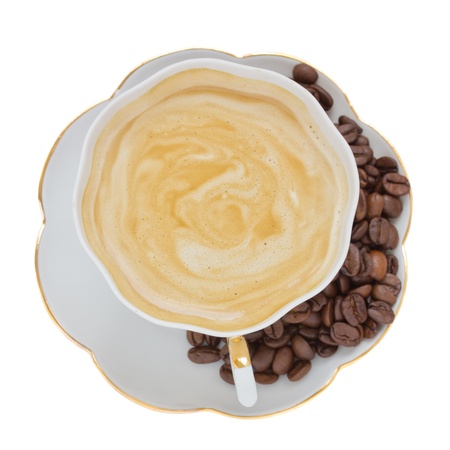 cup of cappuccinoの写真素材