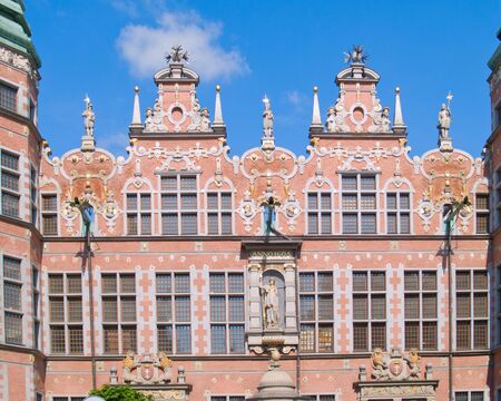 old baroque style great armory Gdansk, Polandの写真素材