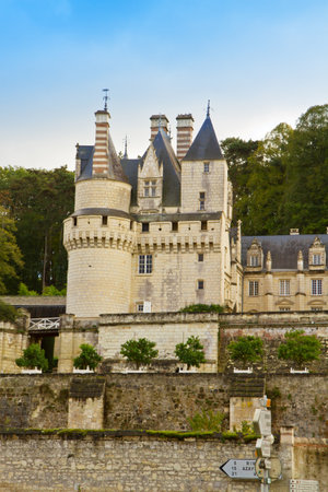 Usse castle  in the Loire Valley, Franceのeditorial素材