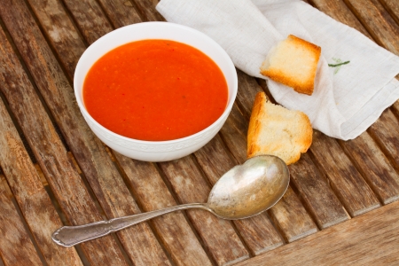 Gazpacho - spanish cold  tomato soupの写真素材