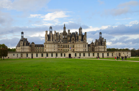 Chambord castle  in the Loire Valley, Franceのeditorial素材