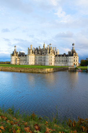 Chambord chateau  in the Loire Valley, Franceのeditorial素材