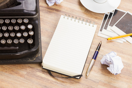 empty notebookの写真素材