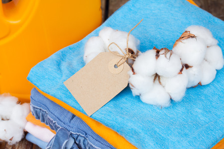 cotton clothesの写真素材