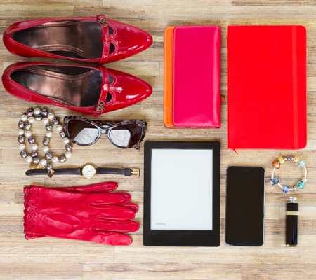 Still life of fashion womanの写真素材