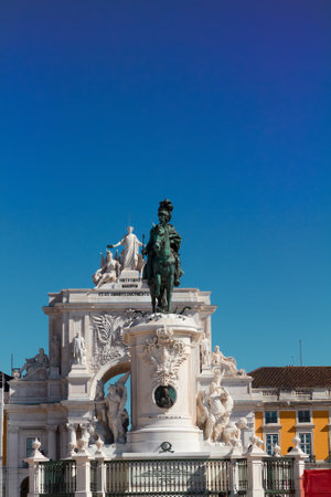 statue of King Jose  in Lisbon, Portugal