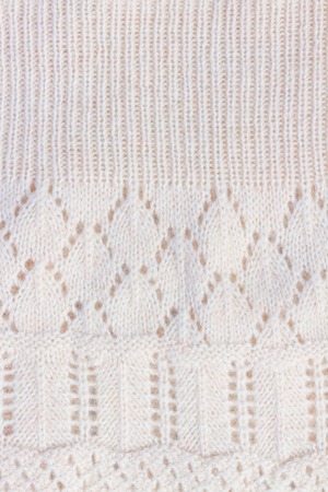 texture of white knitted sweater background, vertical image