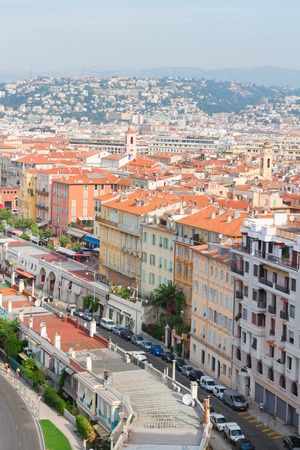 cityscape of Nice from above, cote dAzur, Franceの写真素材