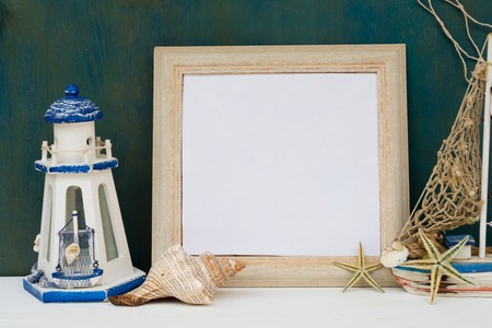 Summer sea still lifeの写真素材