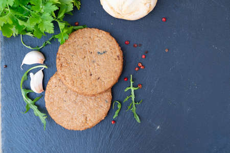 Vegeterian steak, Meat Substitute analogue, healthy vegan food