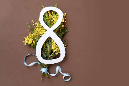 international womens day background, 8th of march, copy spaceの写真素材