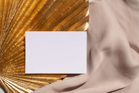 Golden leaves styled stock sceneの写真素材