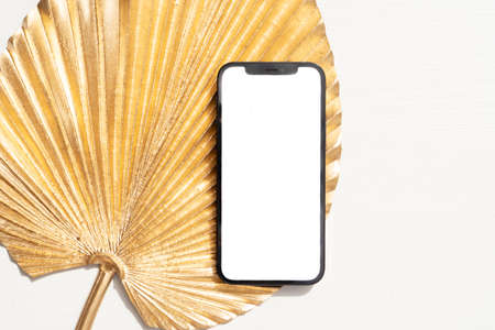 Golden leaves styled stock sceneの写真素材