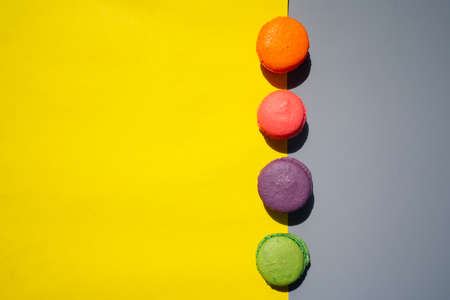 french cookies macaroonsの写真素材